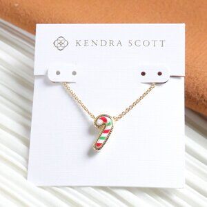 Kendra Scott Candy Cane Short Necklace Gold